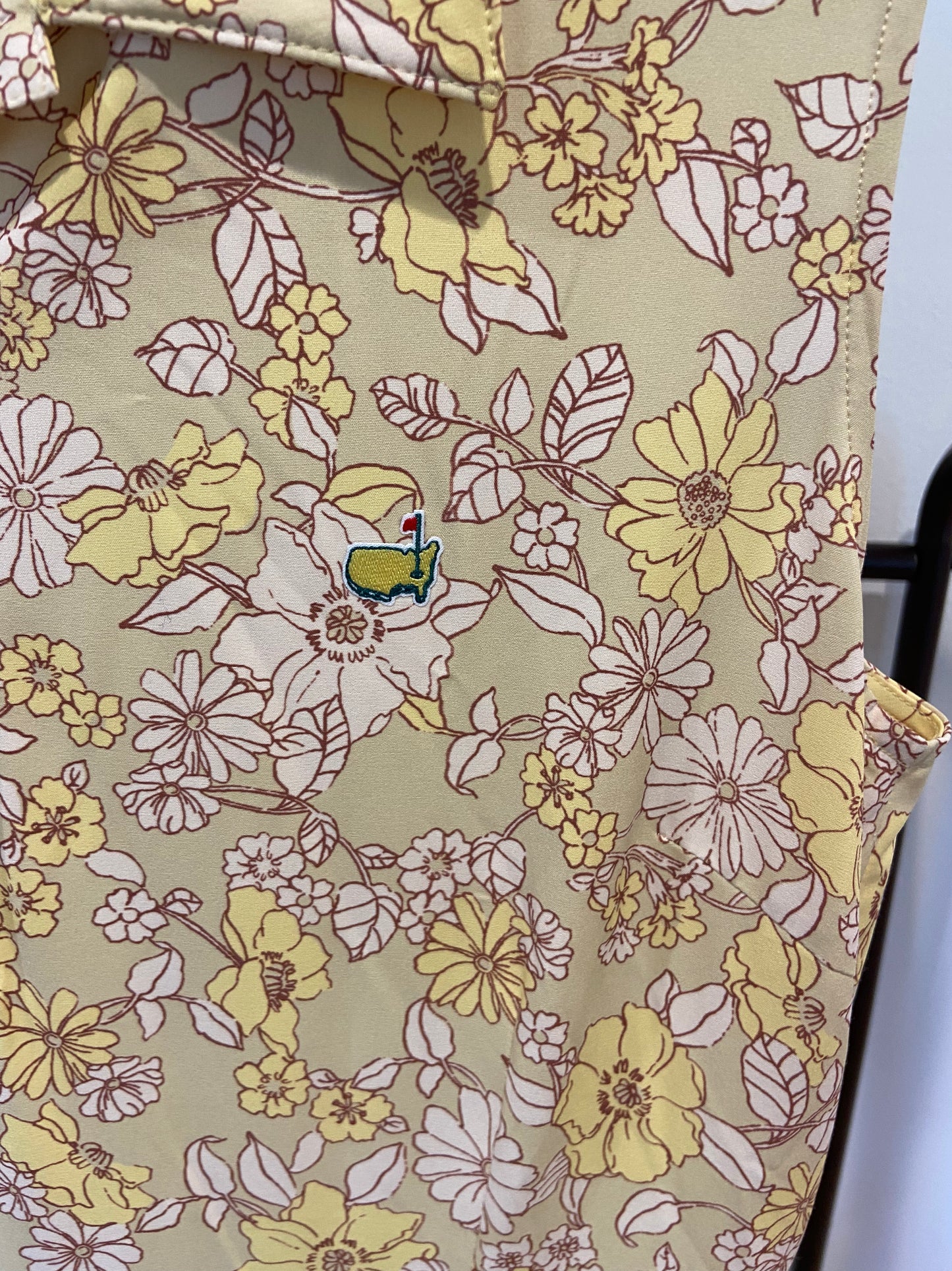 Masters x Tory Burch Yellow Floral Midi Dress size XL