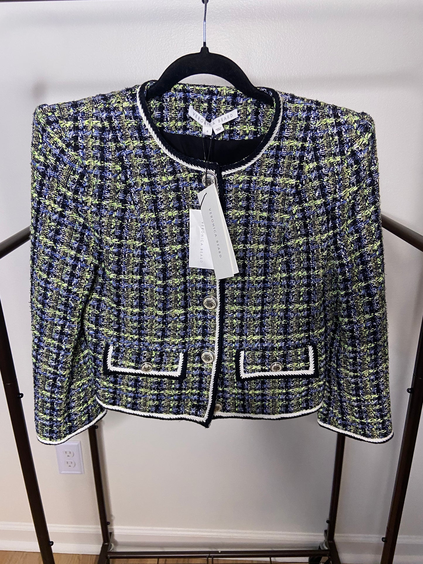 Veronica Beard Ceres Tweed Jacket size 6