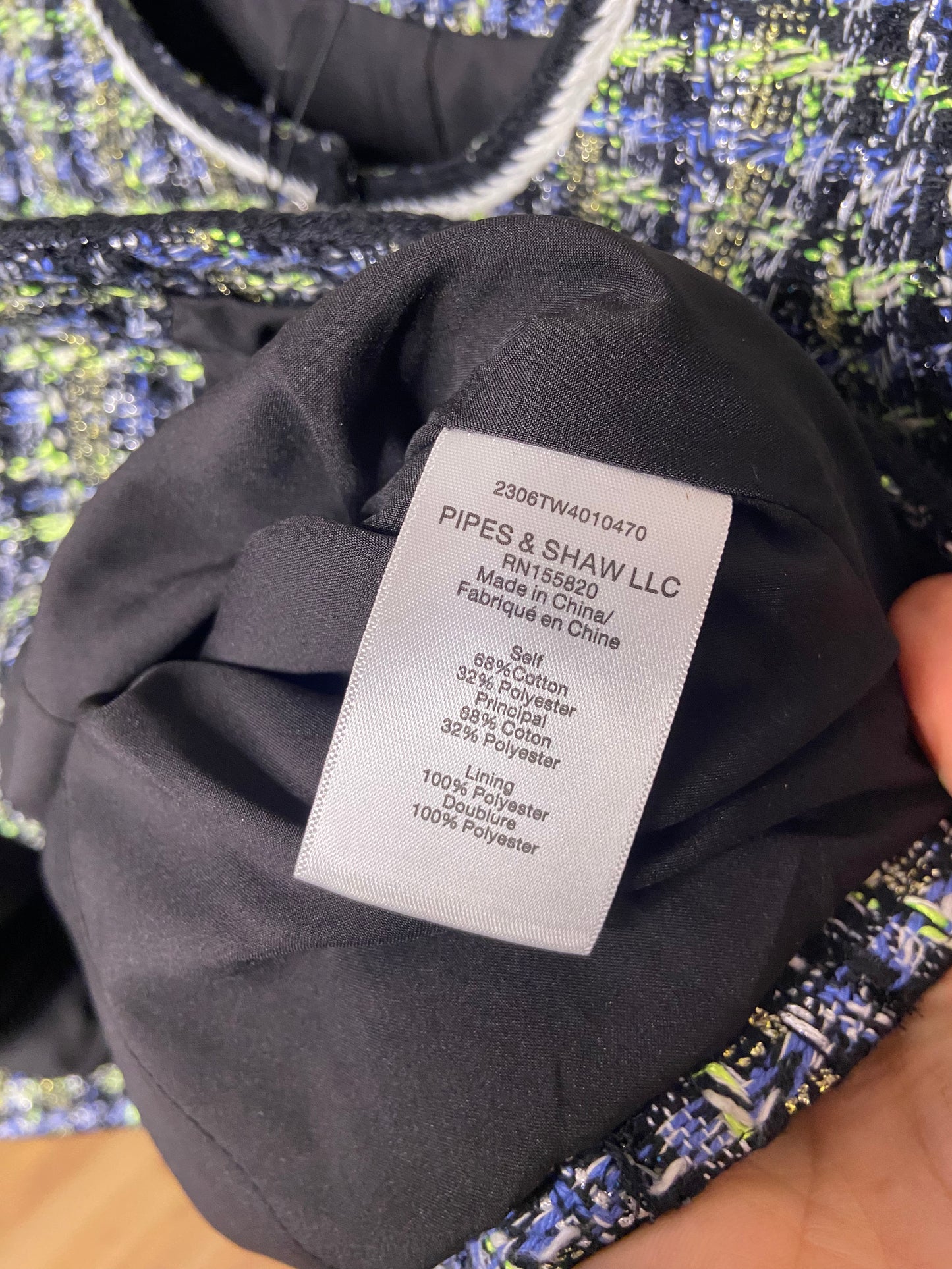 Veronica Beard Ceres Tweed Jacket size 6