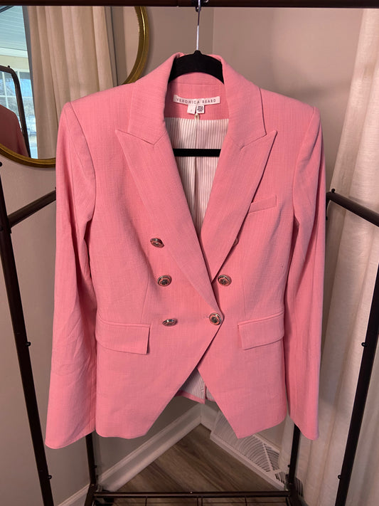 Veronica Beard Miler Dickey Jacket in Peony size 2