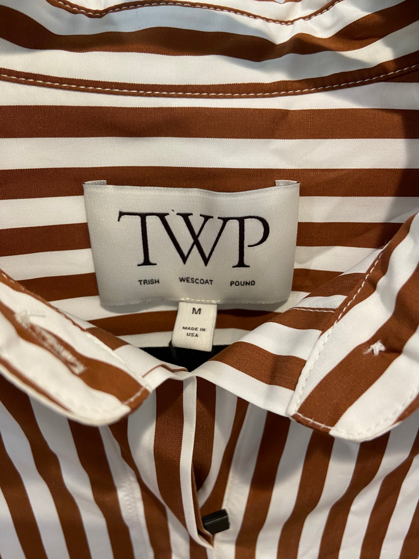 TWP Morning After Mini Dress in Ivory/Cognac size M