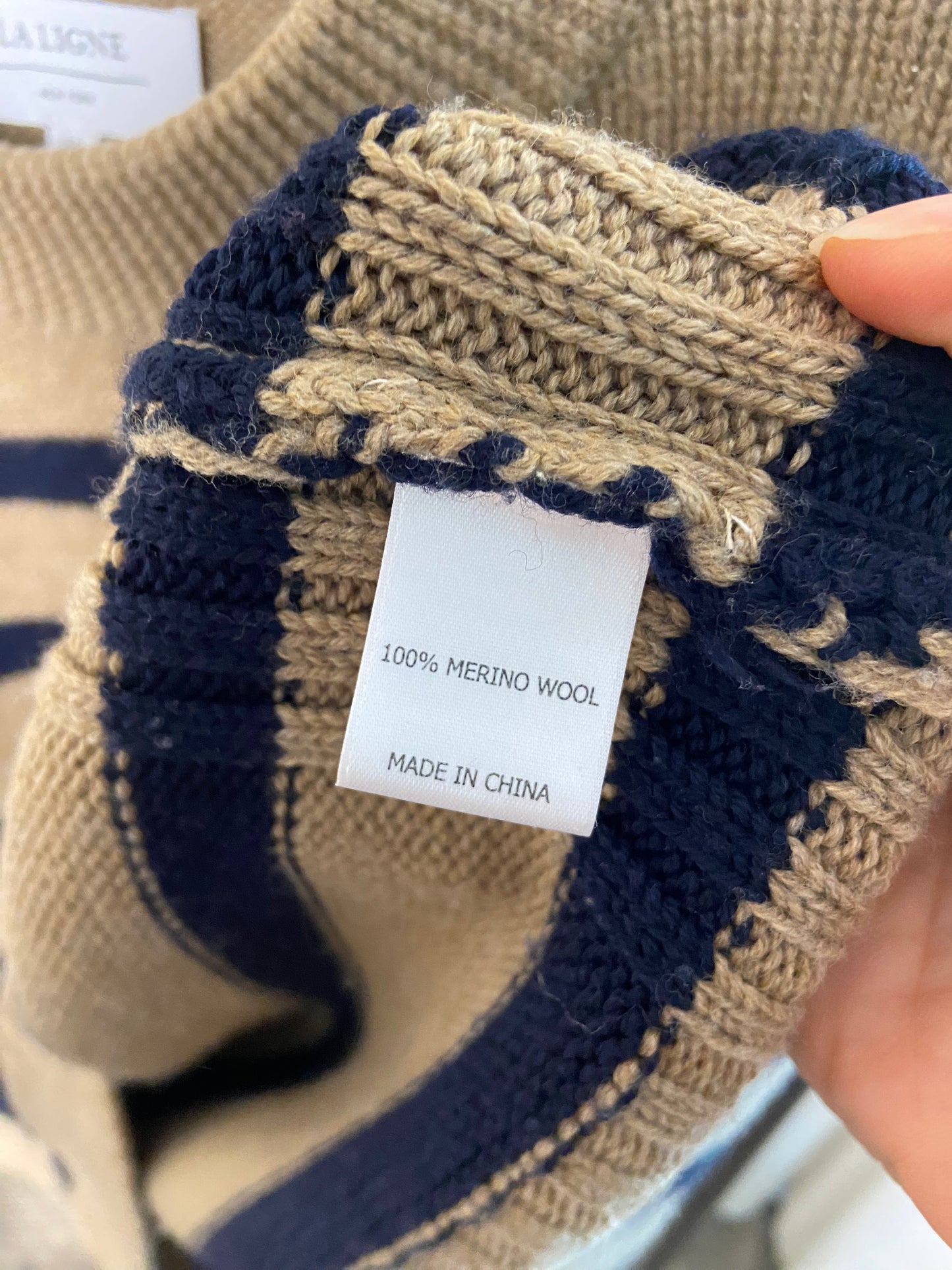 La Ligne Jack Merino Wool Sweater size M