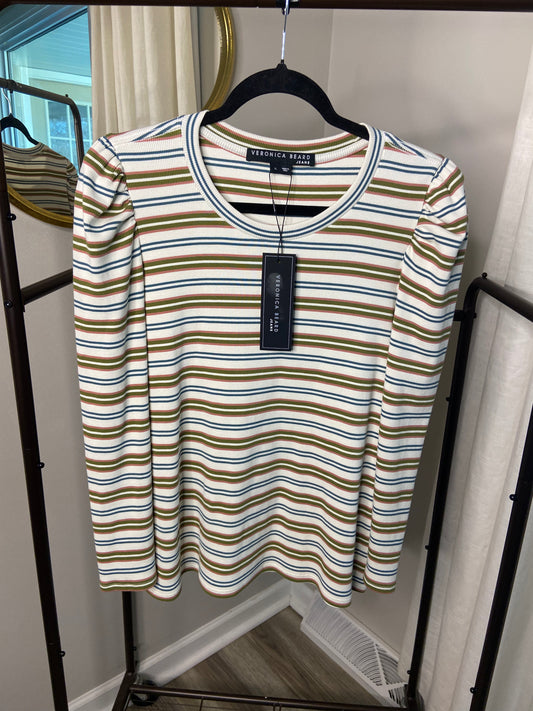 Veronica Beard Britney Long Sleeve Top size XL