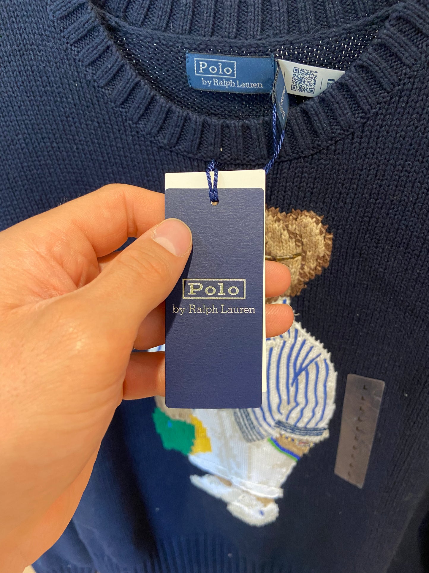 Polo Ralph Lauren Polo Bear Cotton Crewneck Sweater size L