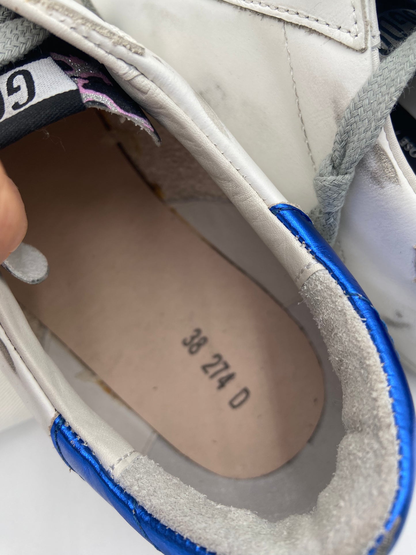 Golden Goose Superstar Classic with Spur Sneakers Size 38