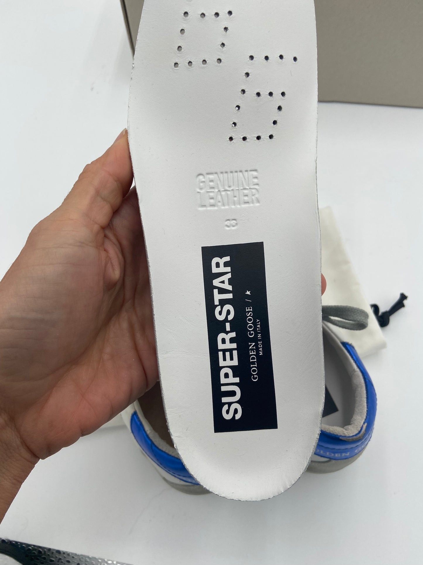 Golden Goose Superstar Classic with Spur Sneakers Size 38