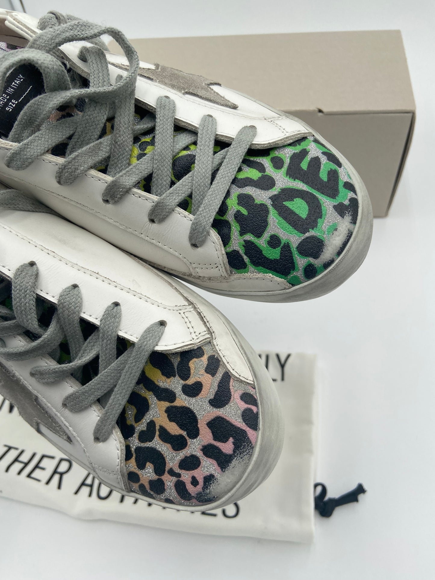 Golden Goose Superstar Classic with Spur Sneakers Size 38