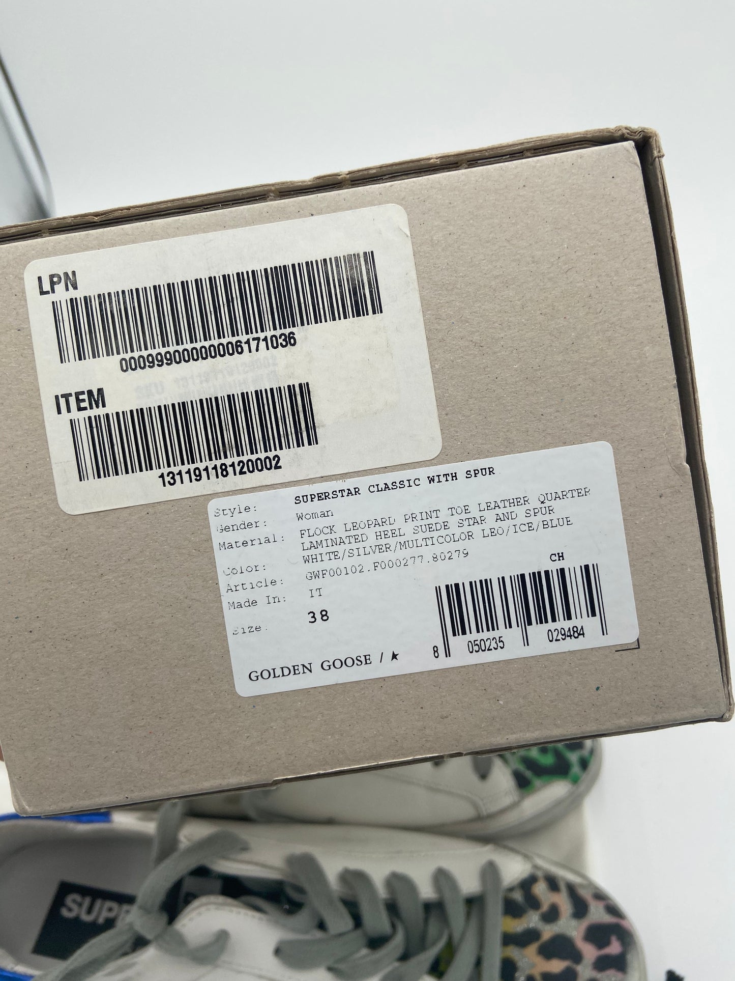 Golden Goose Superstar Classic with Spur Sneakers Size 38