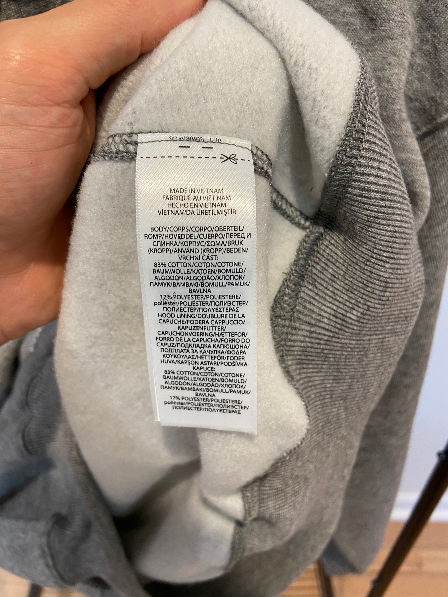 Polo Ralph Lauren Fleece Polo Bear Hoodie in Gray size S