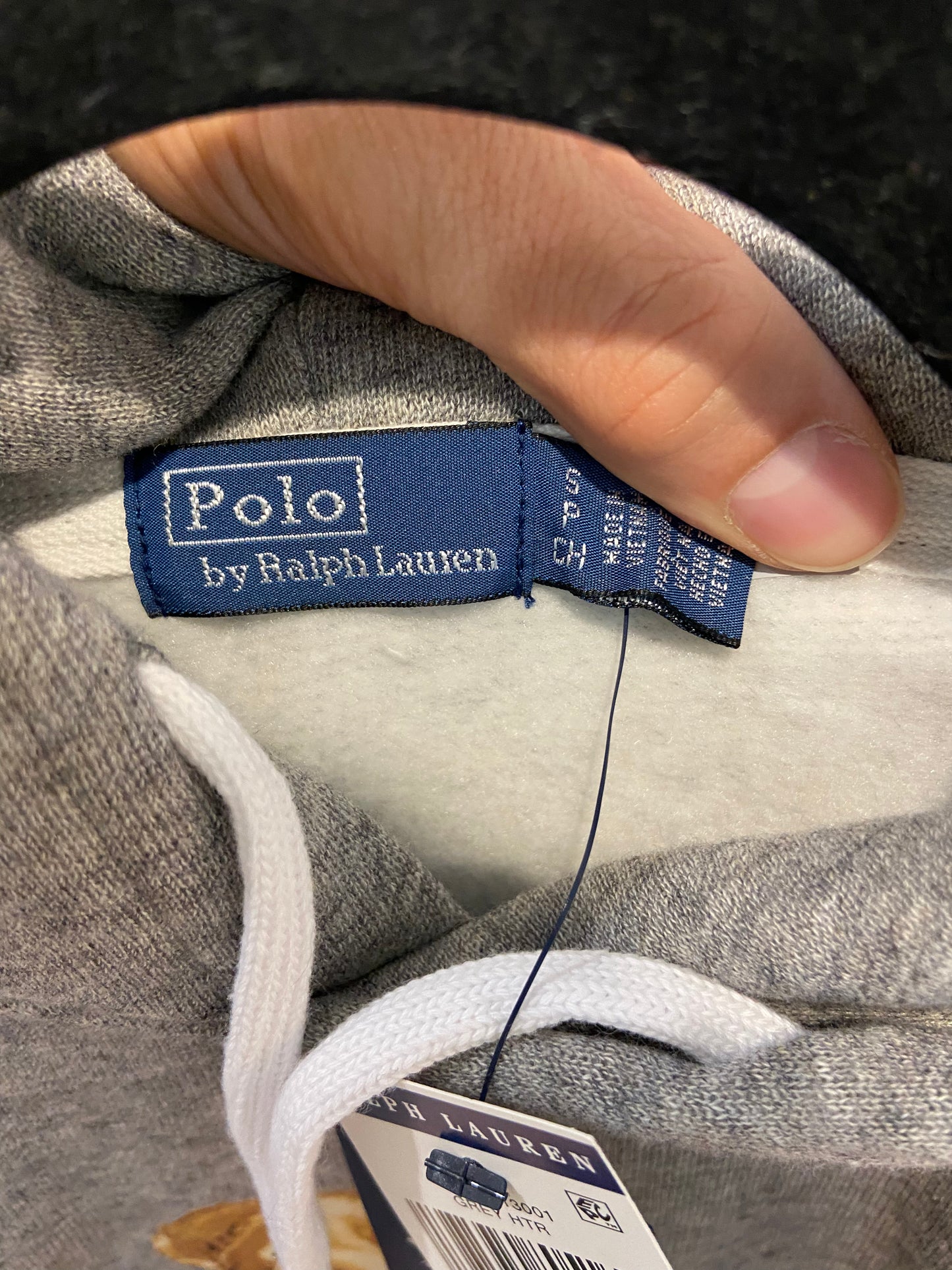 Polo Ralph Lauren Fleece Polo Bear Hoodie in Gray size S