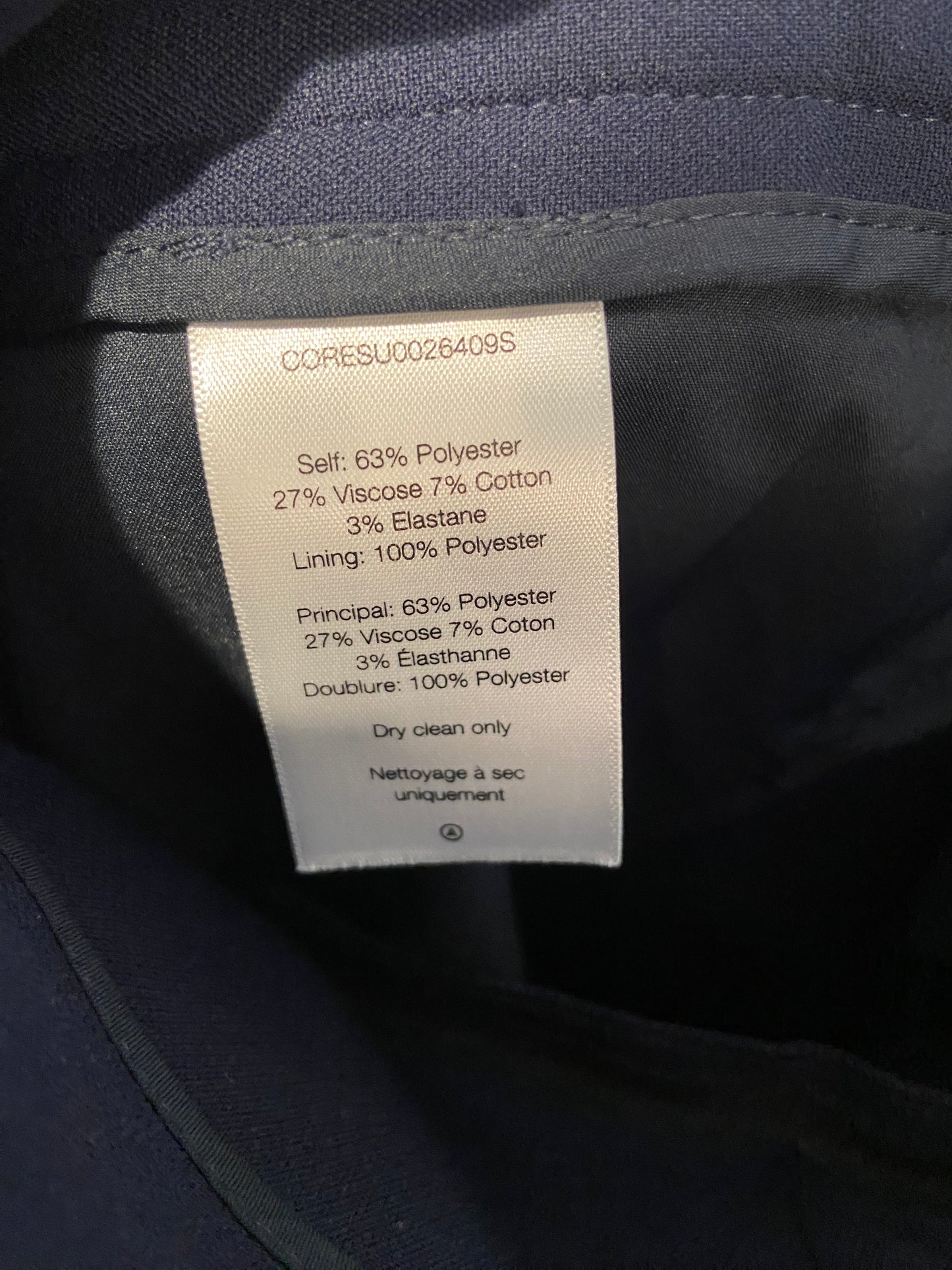 Veronica Beard Renzo Crest Button Pants in Navy Silver Buttons size 12