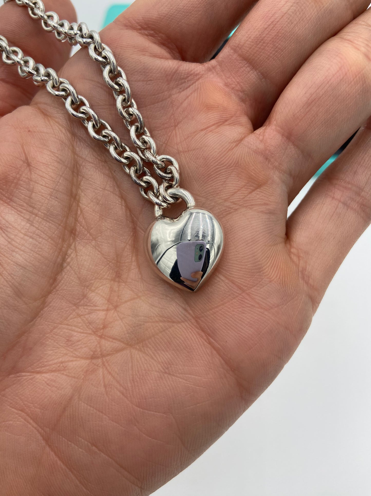 Tiffany and Co. Full Heart Toggle Bracelet in Sterling Silver