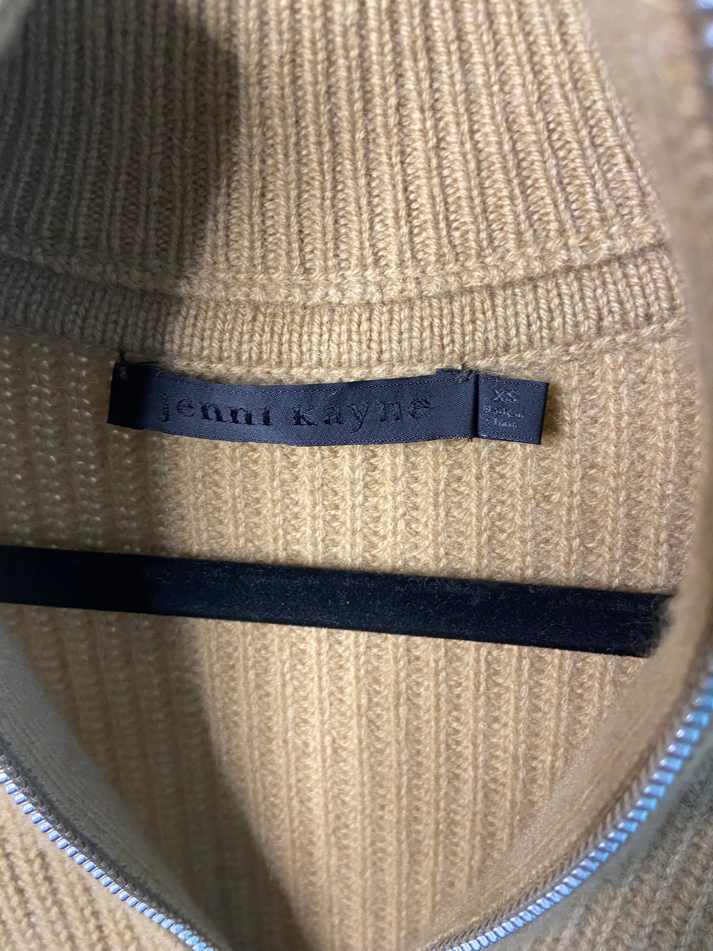 Jenni Kayne Half Zip Cashmere Sweater size XS