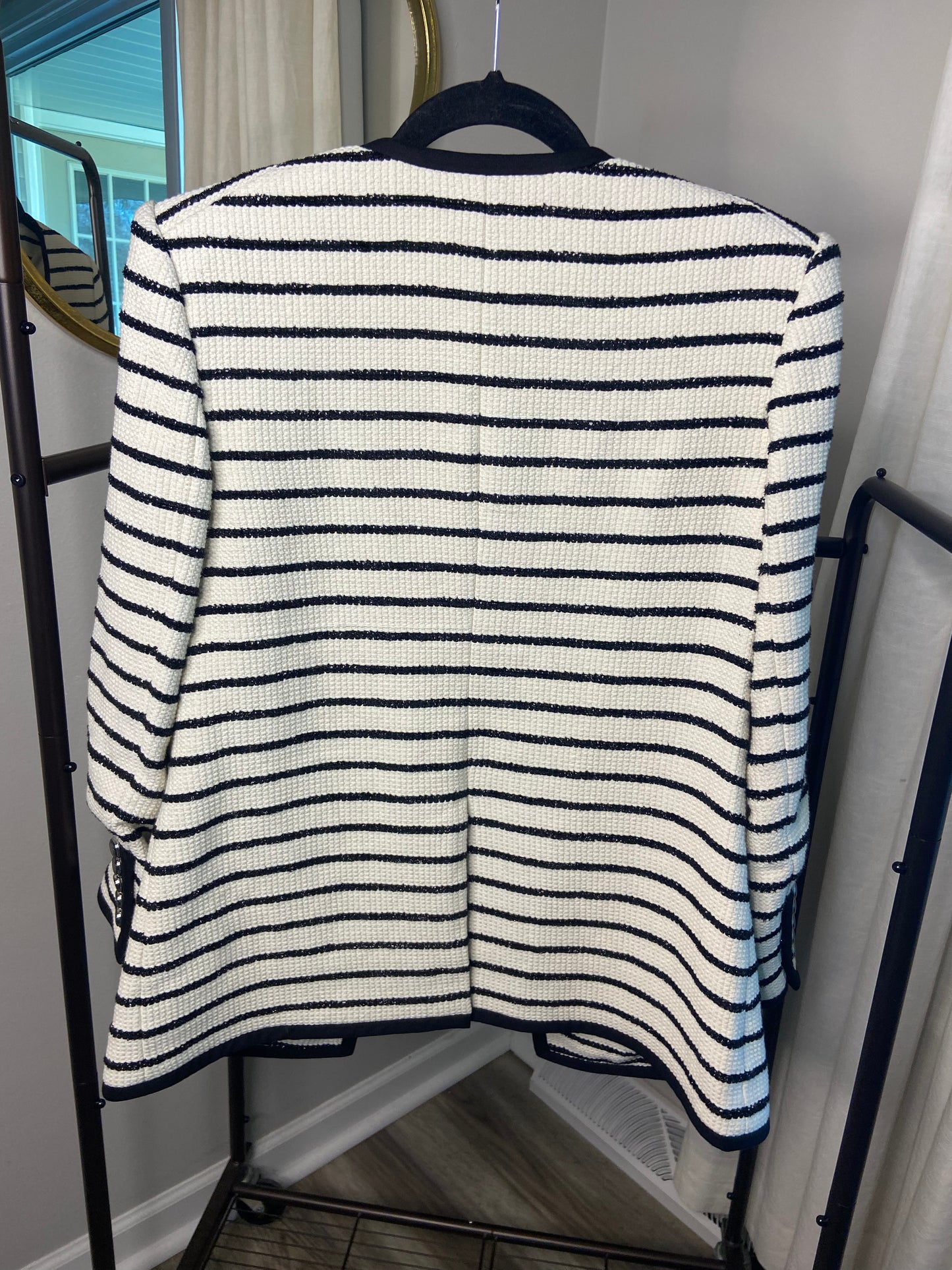 Veronica Beard Foster Striped Dickey Jacket size 6