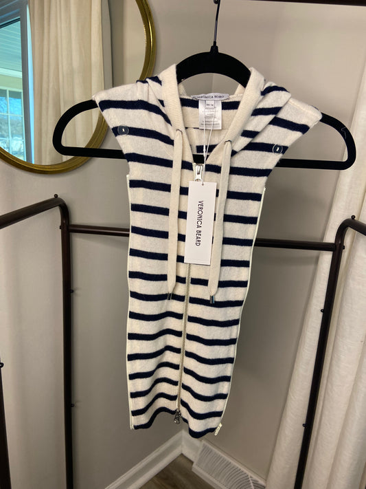 Veronica Beard Cashmere Striped Dickey size 00-14
