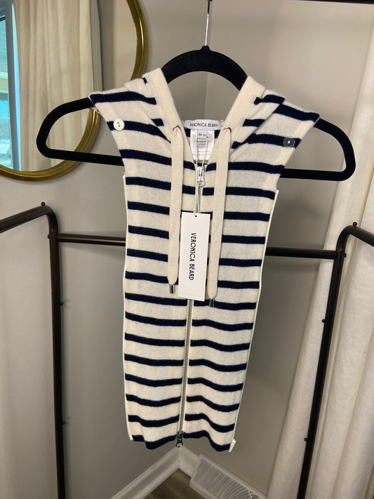 Veronica Beard Cashmere Striped Dickey size 00-14