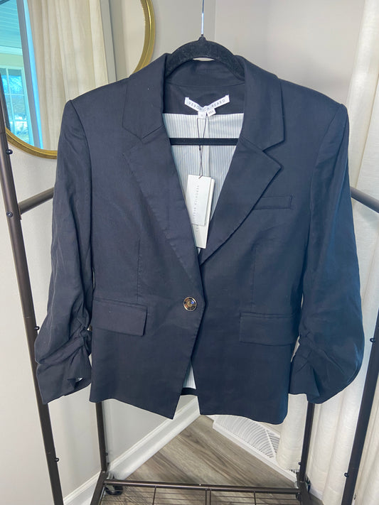 Veronica Beard Aaliyah Linen Blend Dickey Jacket size 12