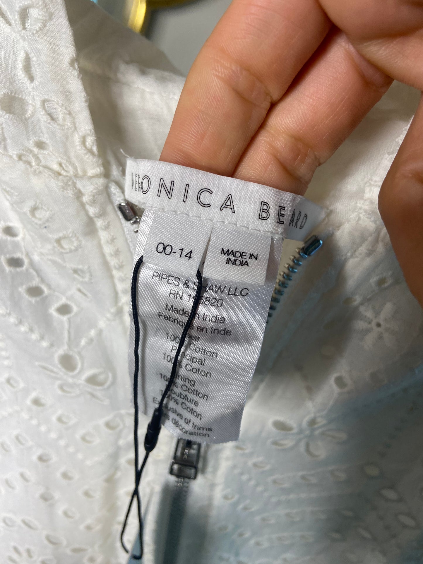 Veronica Beard Marlo Hoodie Dickey size 00-14