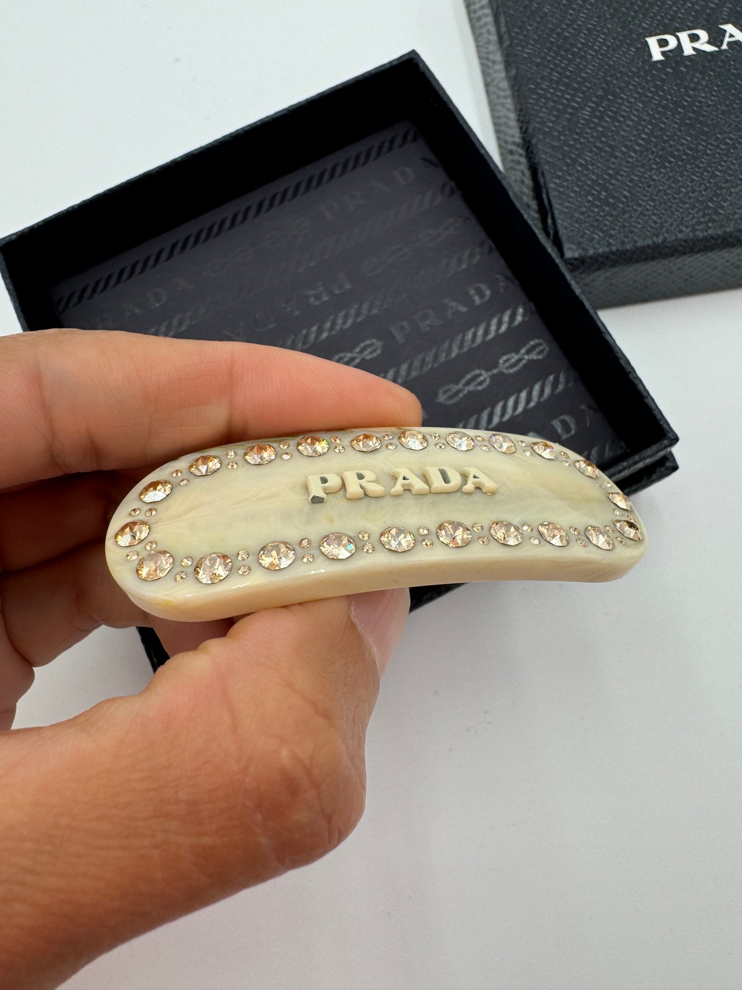 Prada Plex Hair Clip