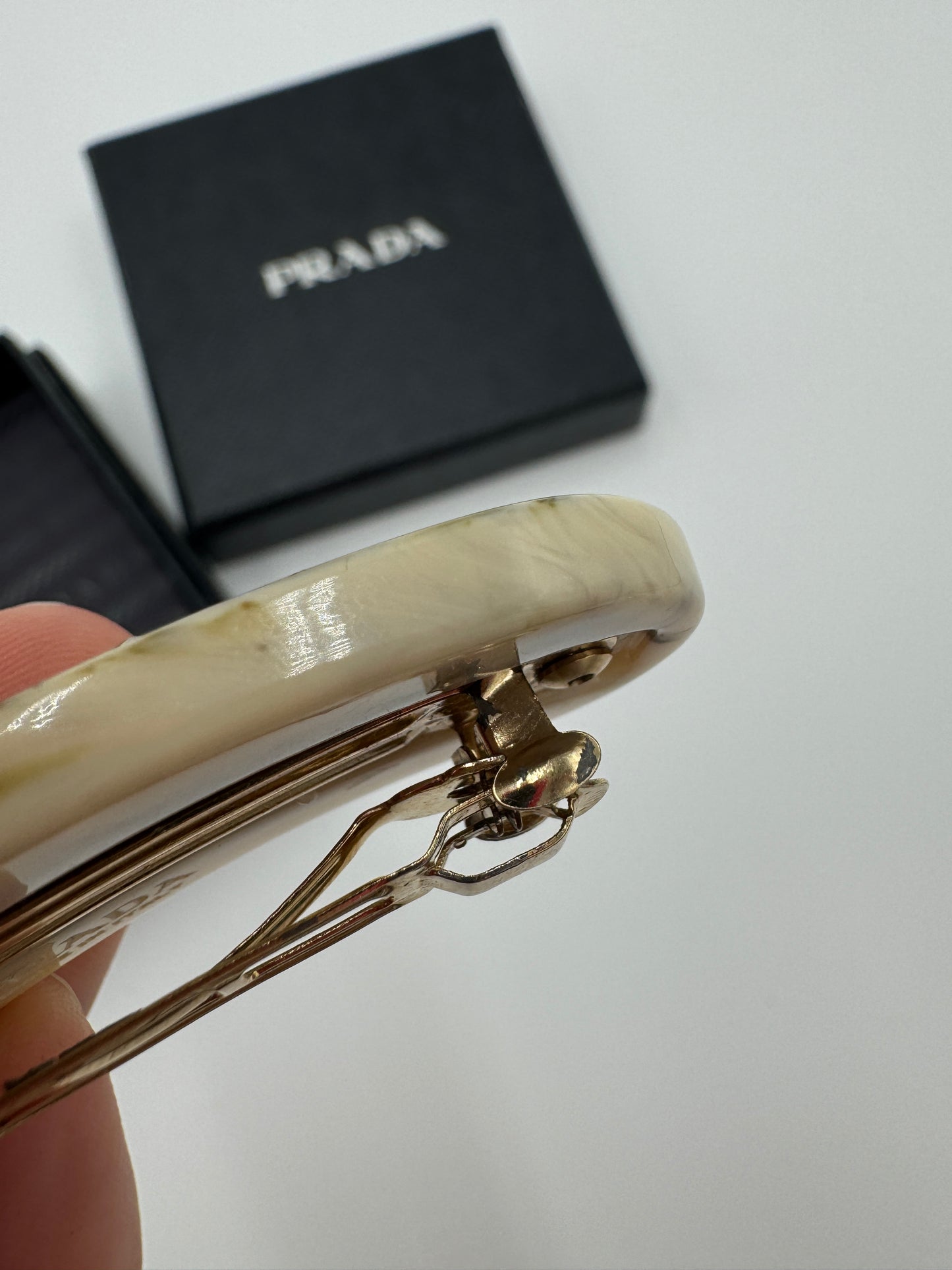 Prada Plex Hair Clip