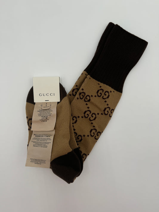 GUCCI Cotton Blend Logo Socks size S