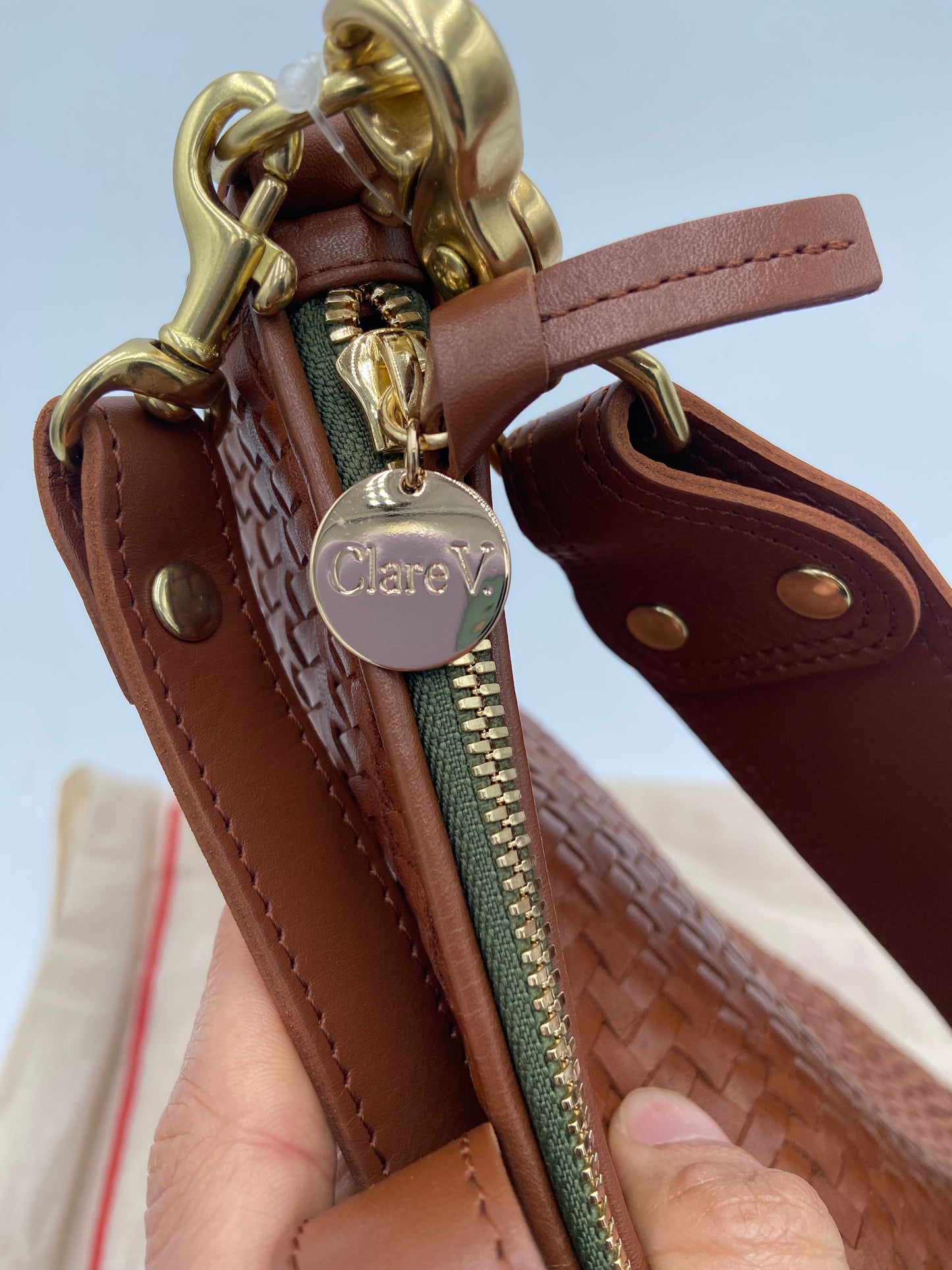Clare V. Moyen Messenger Bag in Hazelnut