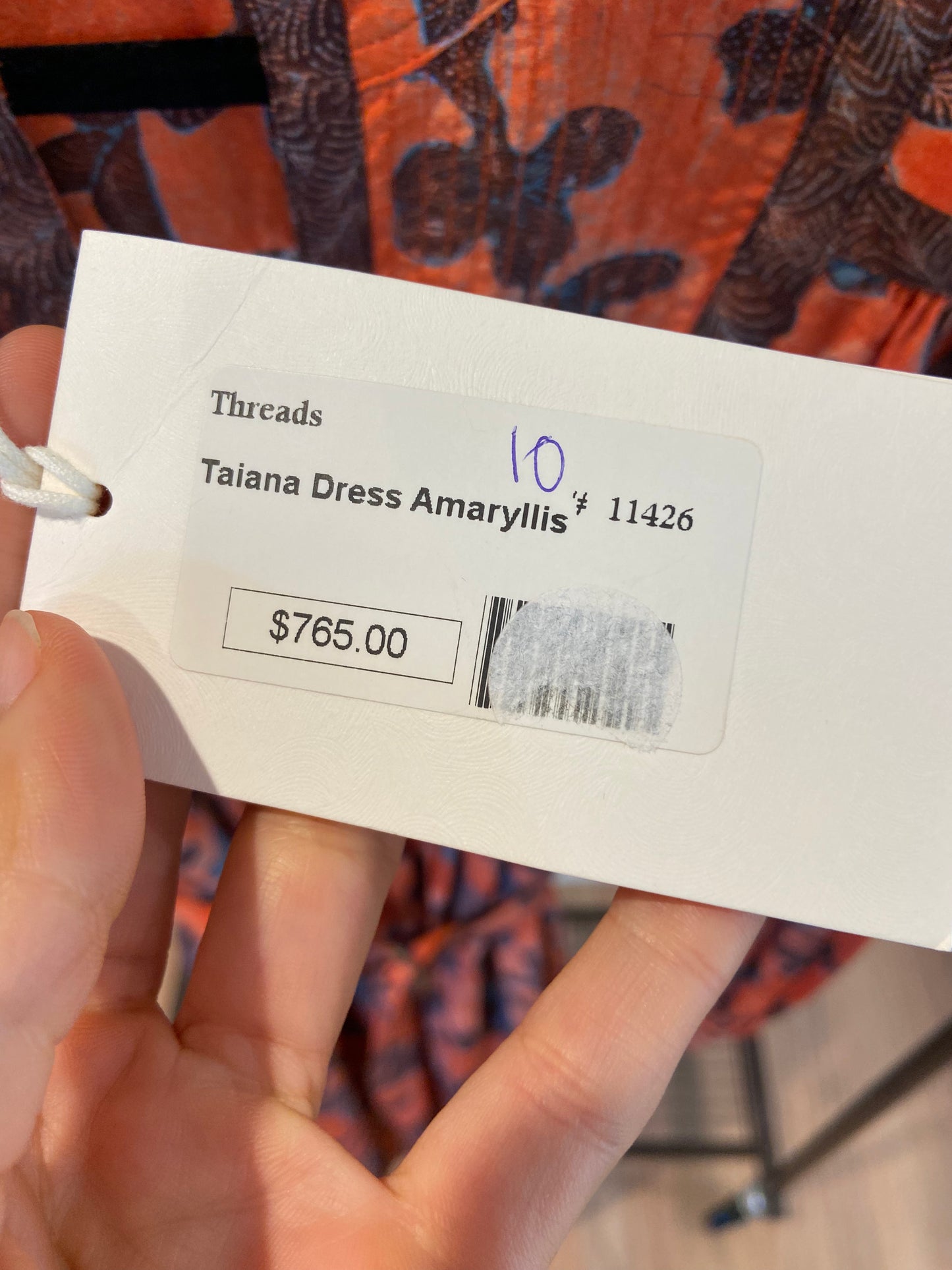 Ulla Johnson Taiana Dress in Amaryllis size 10