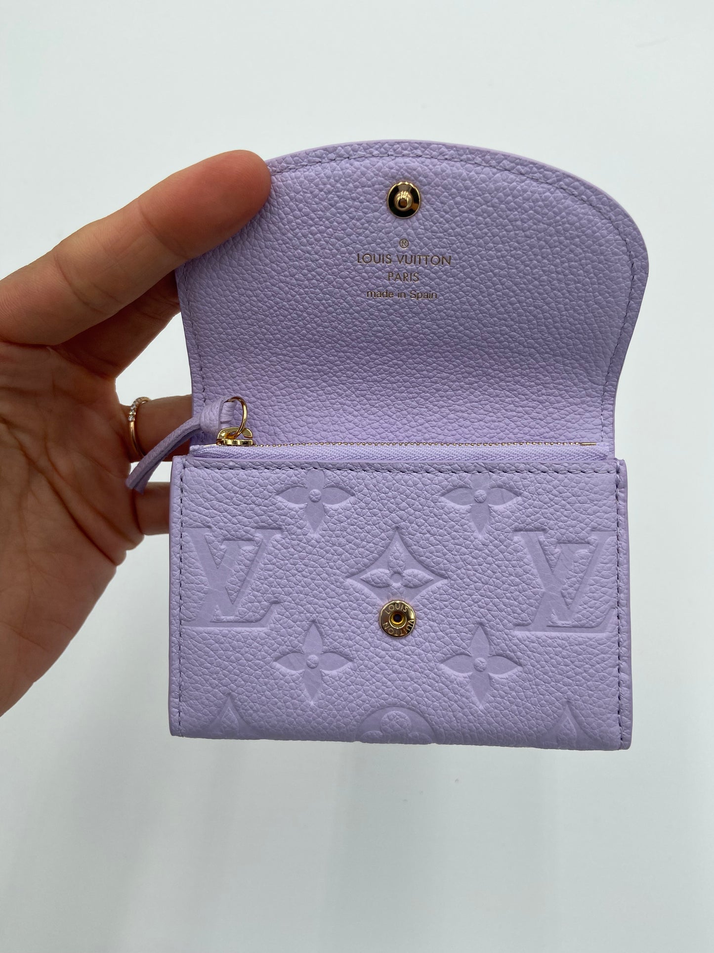 Louis Vuitton Rosalie Coin Purse in Bubble Tea