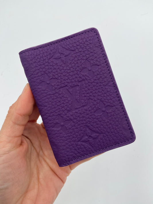 Louis Vuitton Taurillon Monogram Organizer de Poche M82882