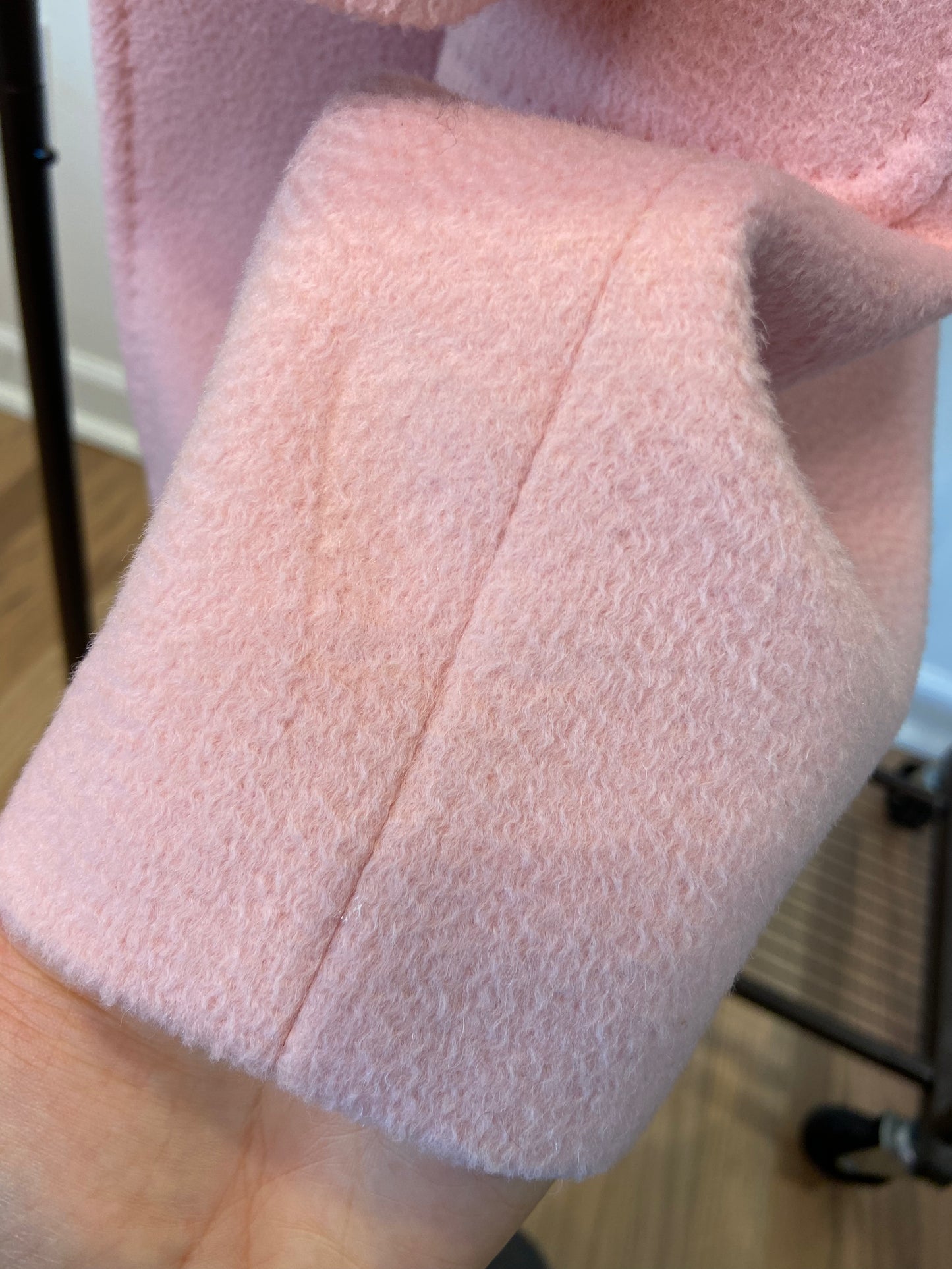 Max Mara Morfeo Hooded Drap Camel Trench Coat In Pink size US 4