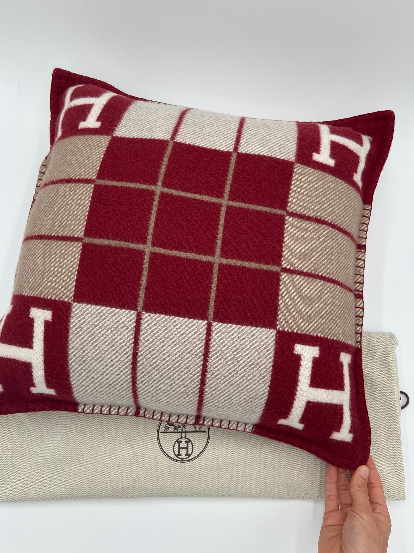 Hermes Wool Cashmere Avalon Pillow PM