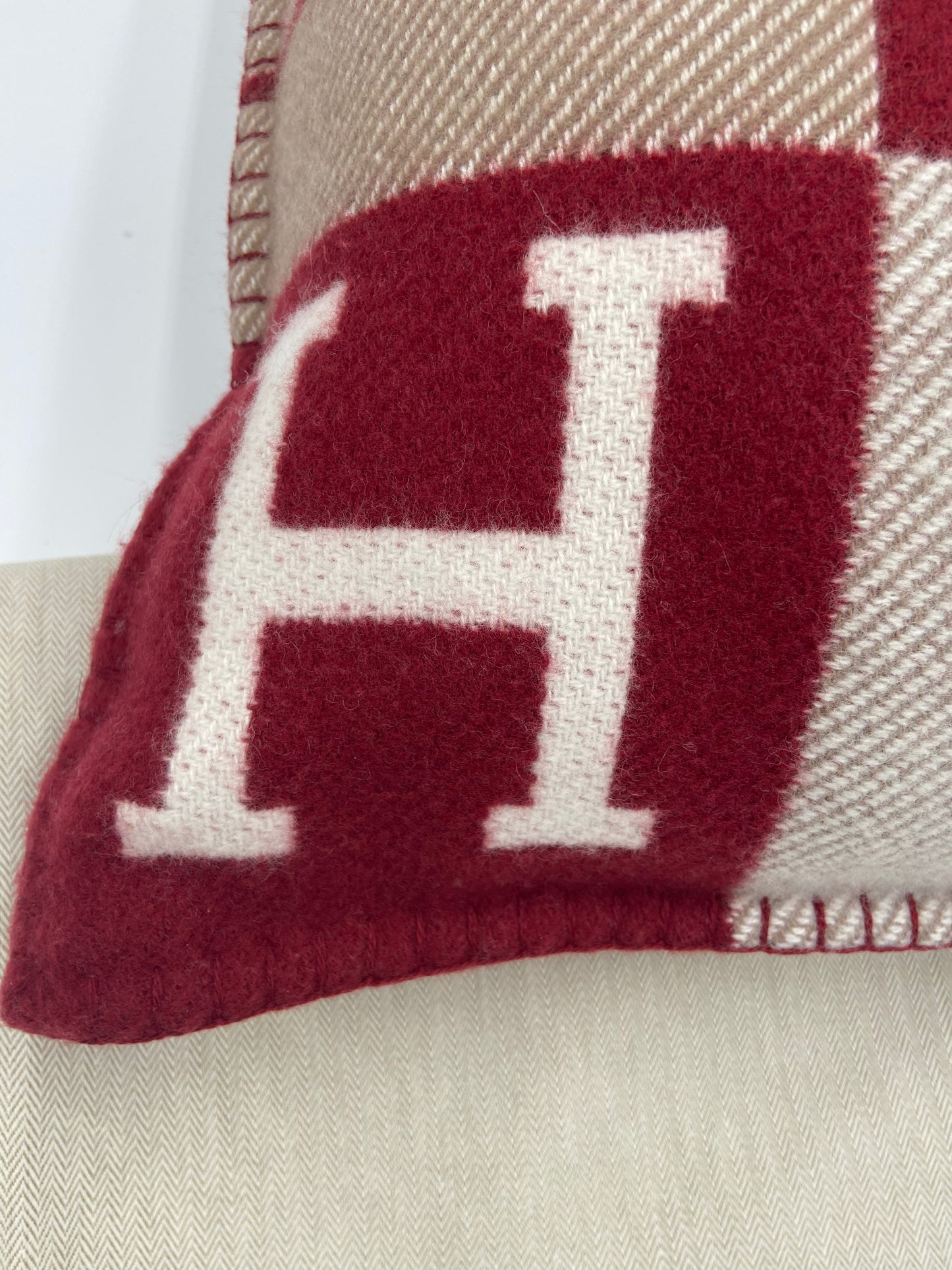 Hermes Wool Cashmere Avalon Pillow PM