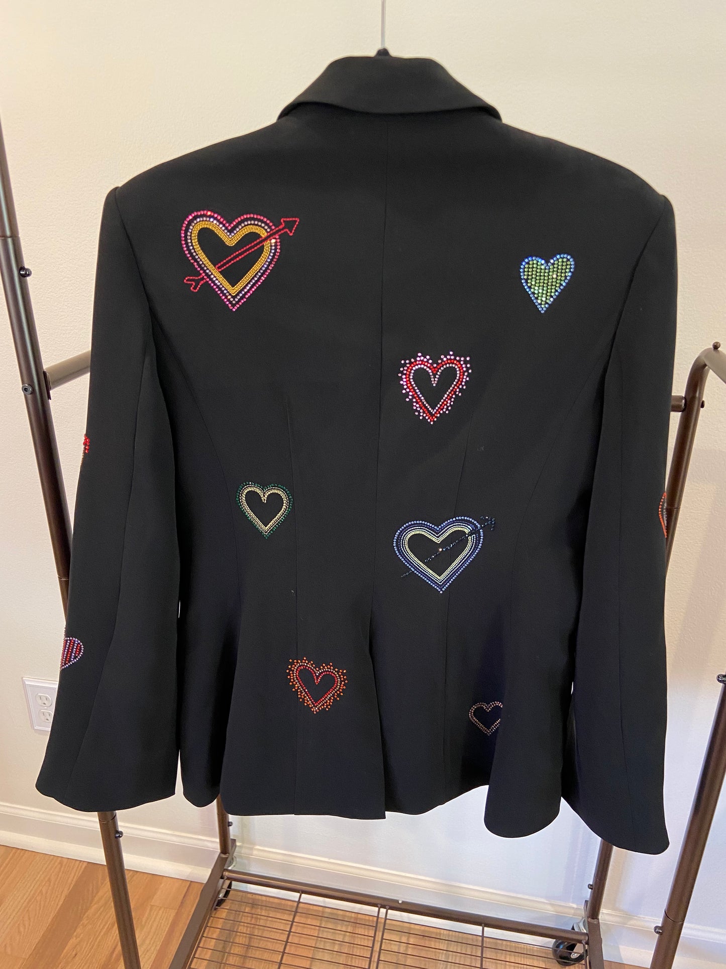Cinq a Sept Heart Cheyenne Embellished Blazer size 8