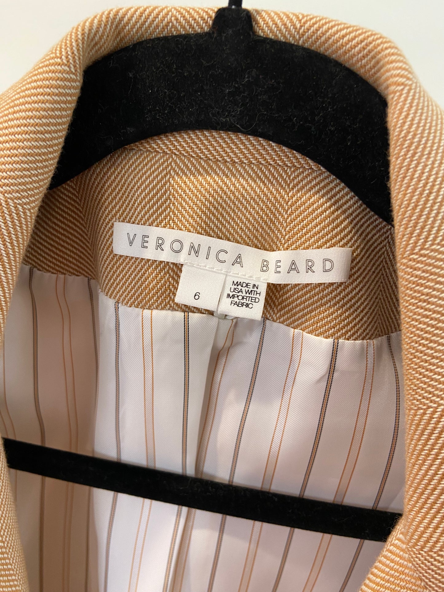 Veronica Beard Hosanna Cropped Twill Blazer size 6