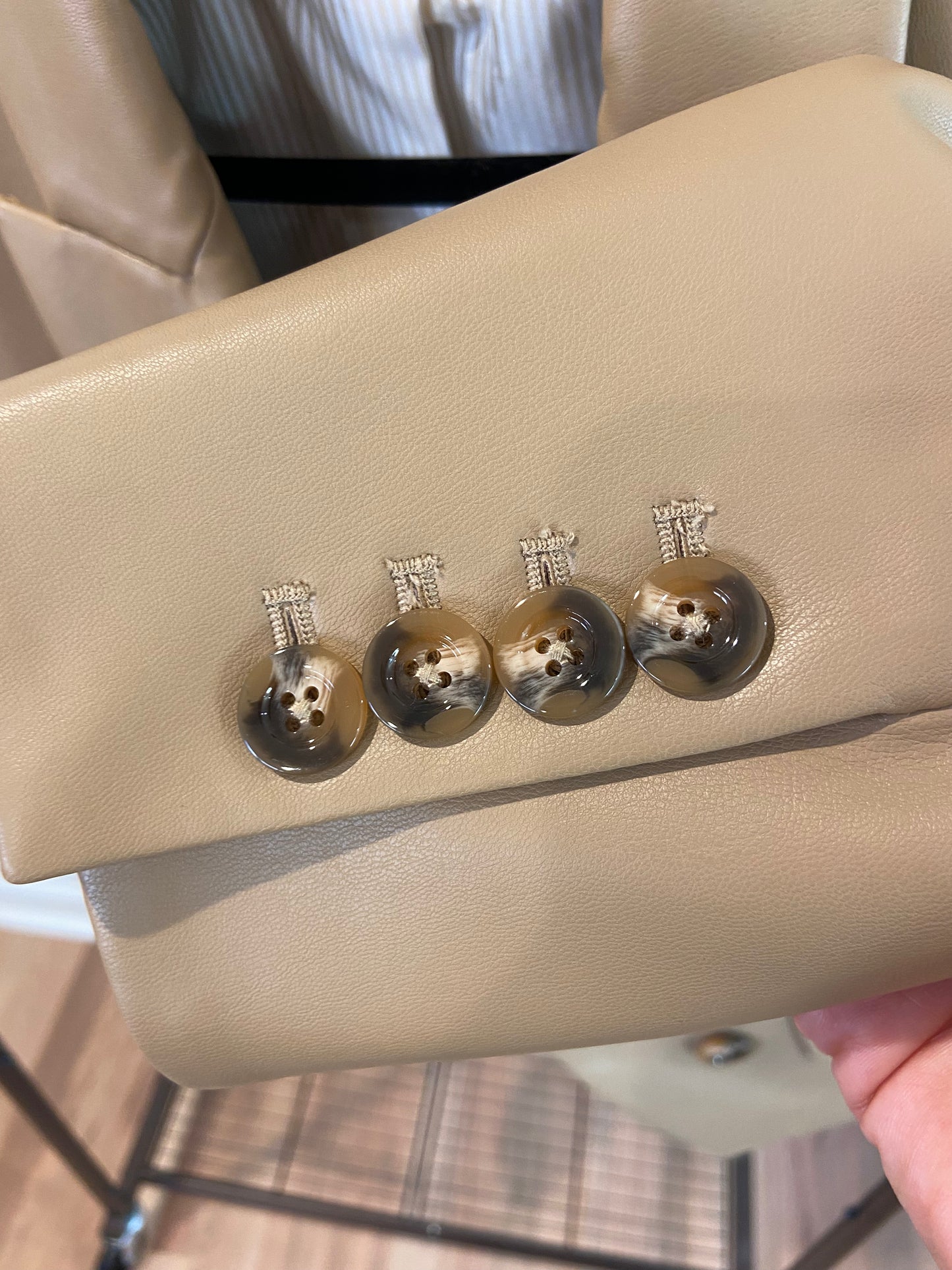 Veronica Beard Faux Leather Cooke Dickey Jacket size 6