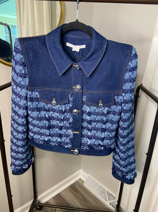 Veronica Beard Santos Denim Jacket size 10