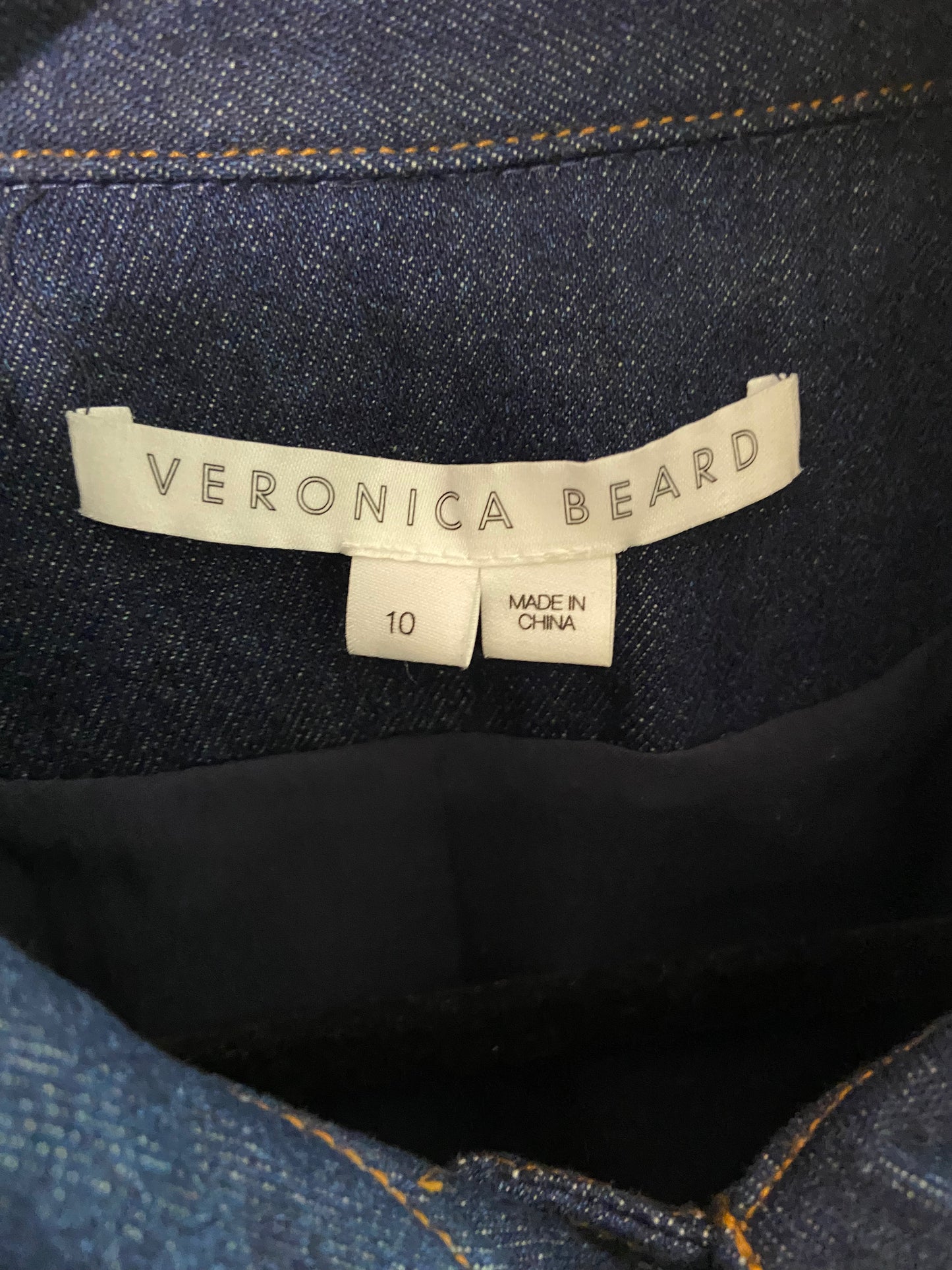 Veronica Beard Santos Denim Jacket size 10