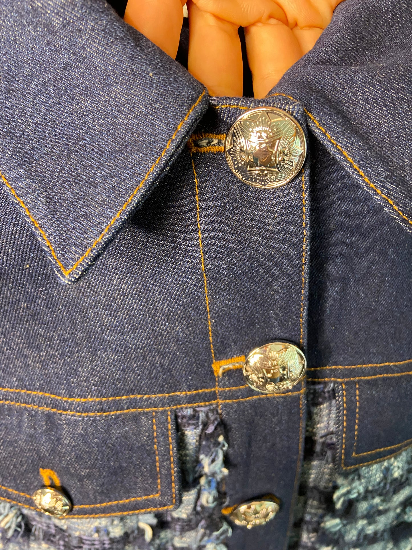 Veronica Beard Santos Denim Jacket size 10