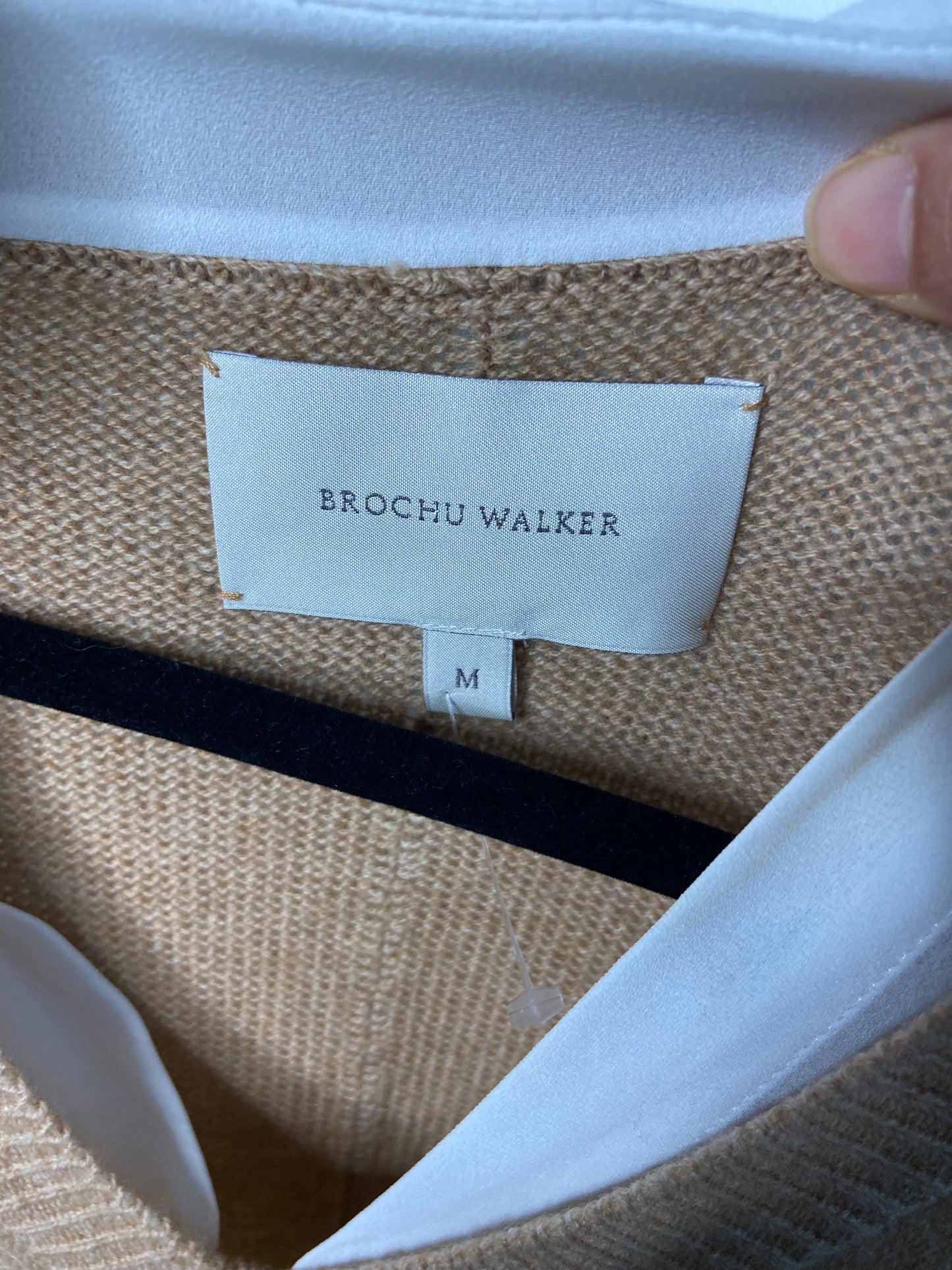 Brochu Walker The Looker Layered V-Neck Sweater size M