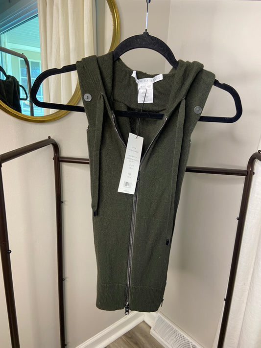 Veronica Beard Cashmere Dickey Hoodie size 00-14