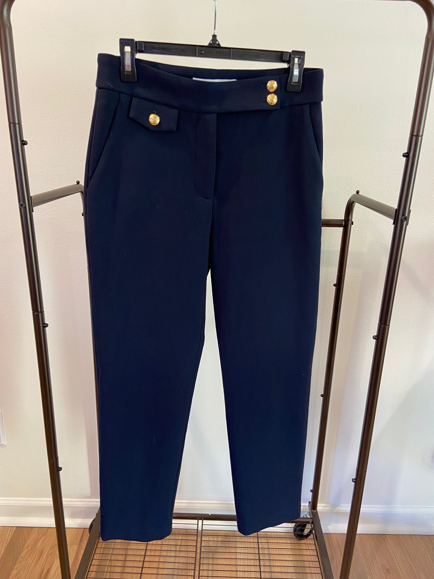 Veronica Beard Renzo Slim-Leg Pant size 8