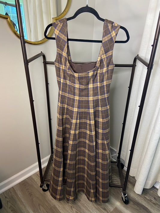 Guizio Leila Tartan Dress size S