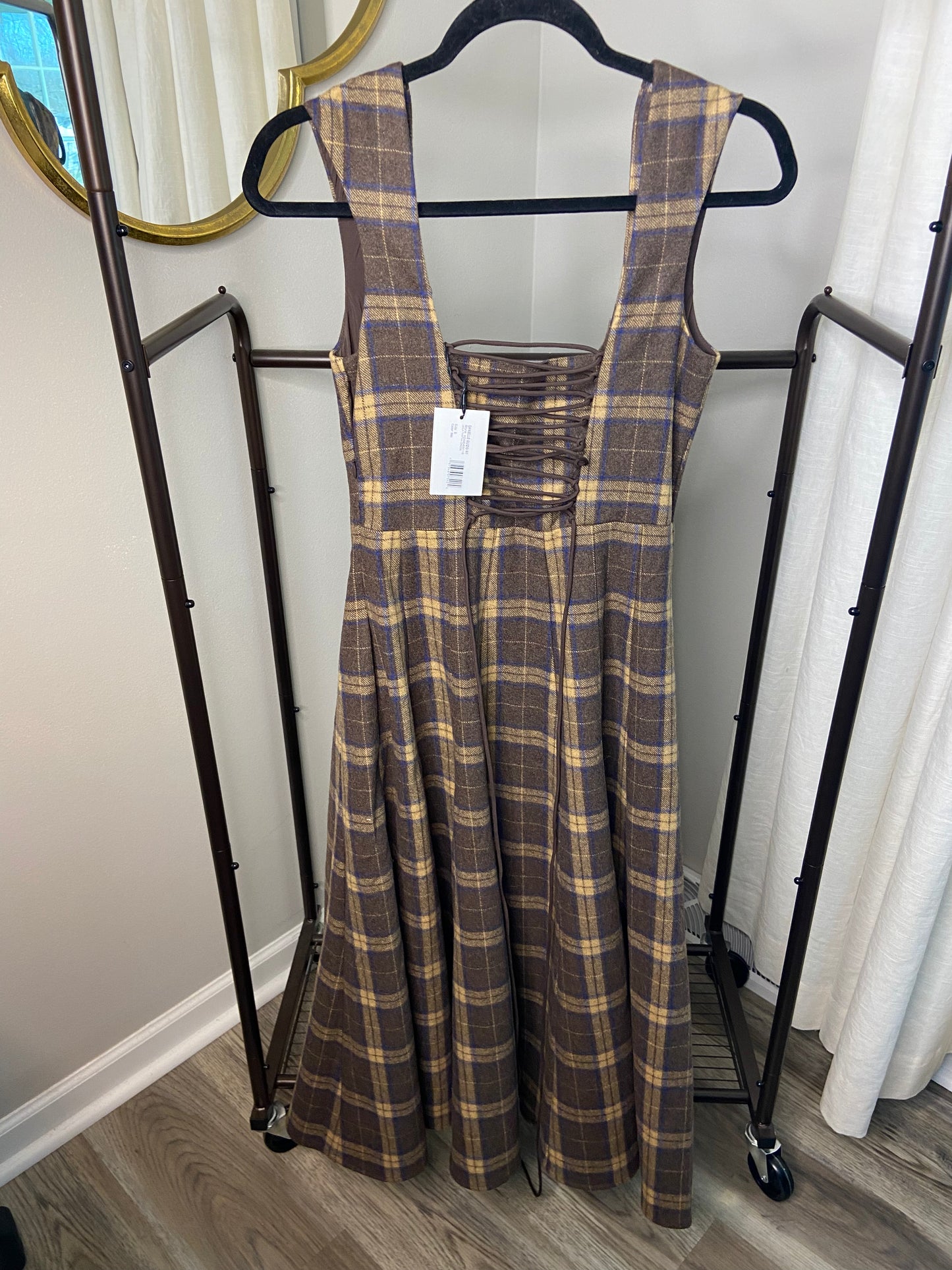 Guizio Leila Tartan Dress size S