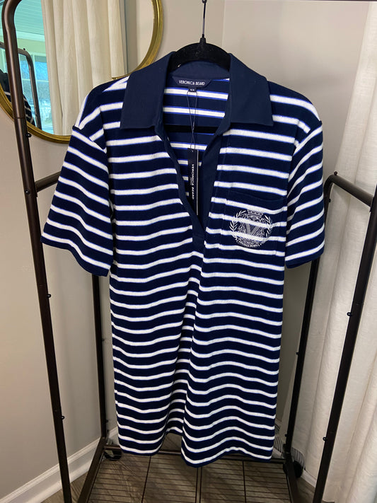 Veronica Beard Terrence Dress Terry Cloth size M