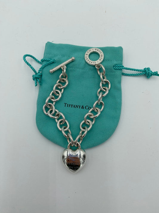 Tiffany & Co Full Heart Toggle Bracelet