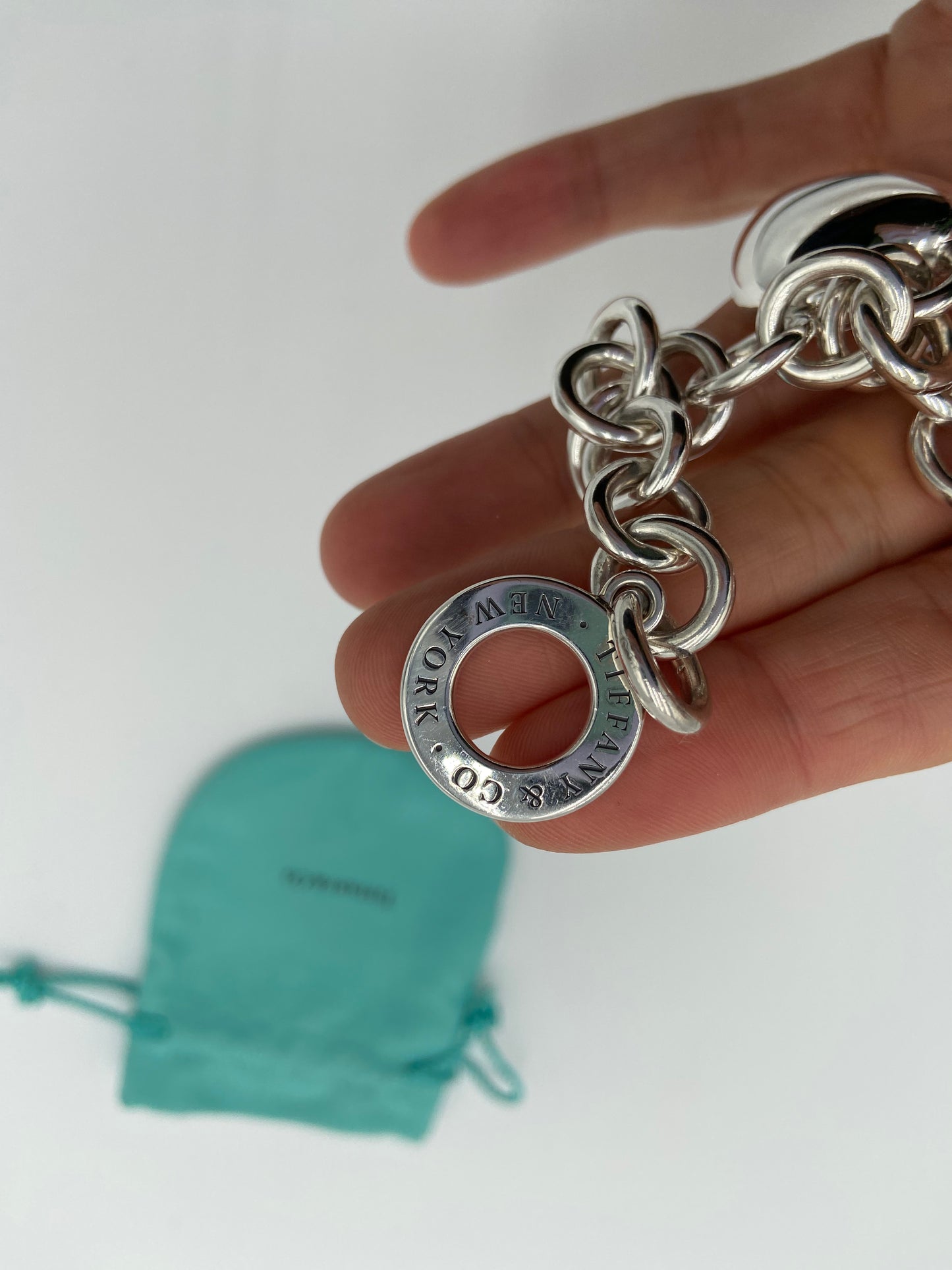 Tiffany & Co Full Heart Toggle Bracelet