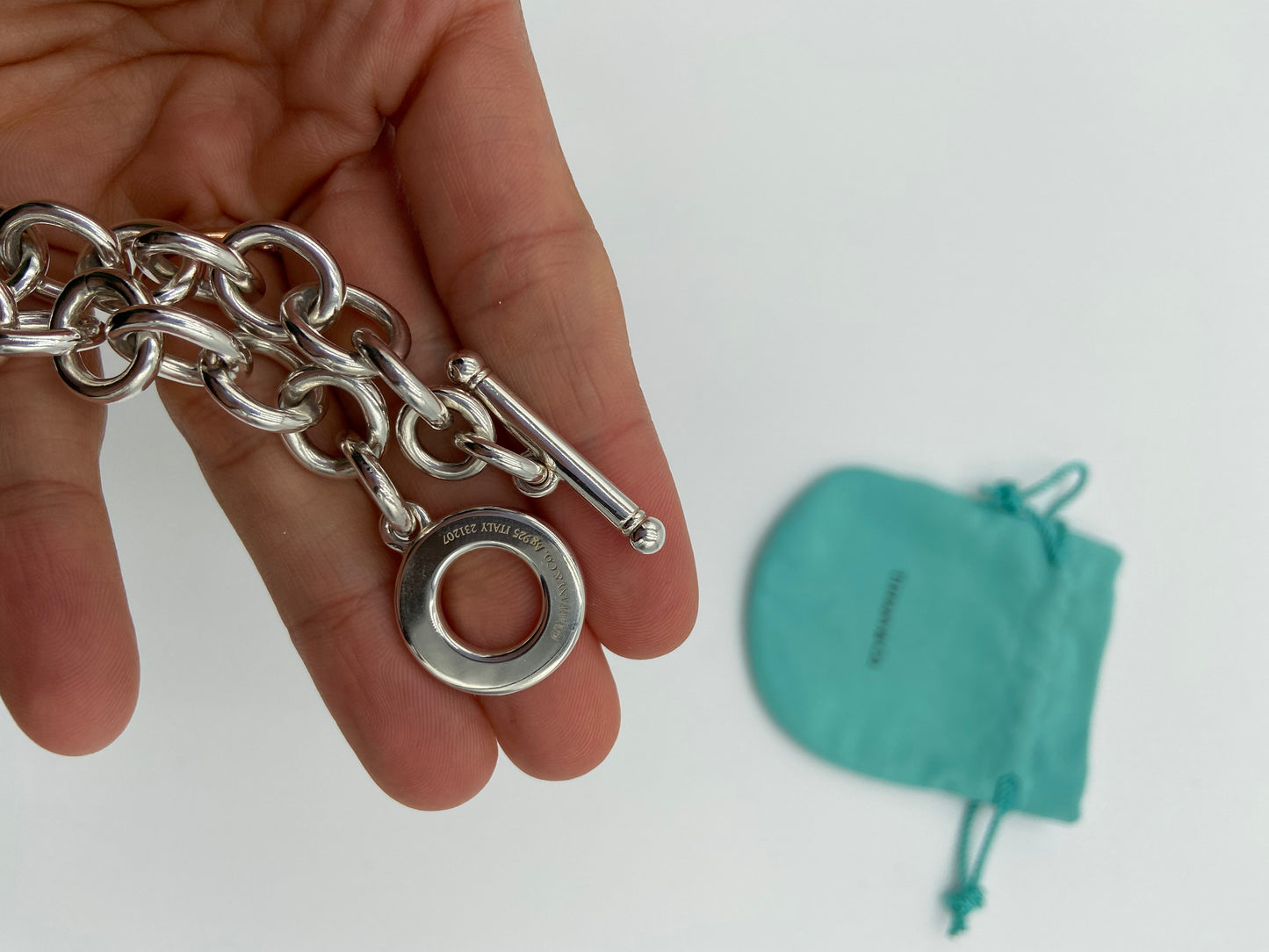 Tiffany & Co Full Heart Toggle Bracelet