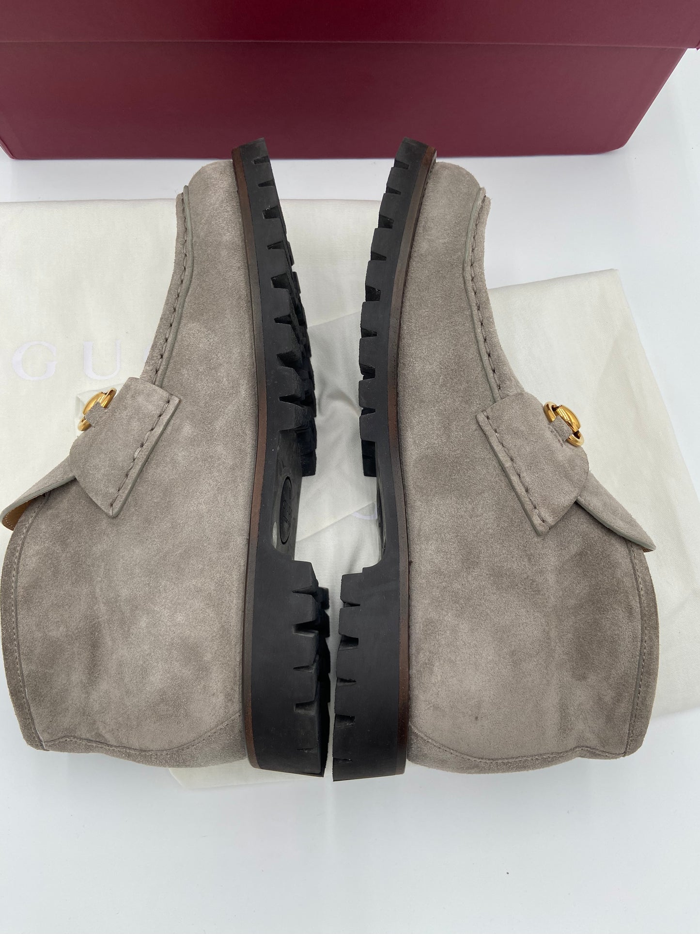 Gucci Horsebit Ankle Boot Grey size 40.5