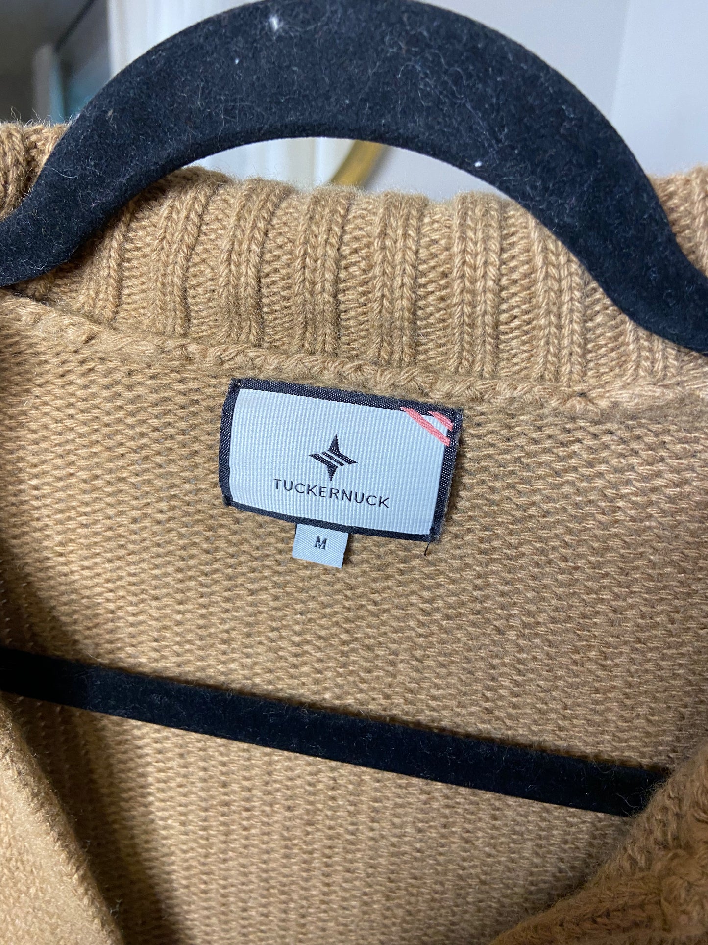 Tuckernuck Georgiana Cashmere Blend Polo Sweater size M