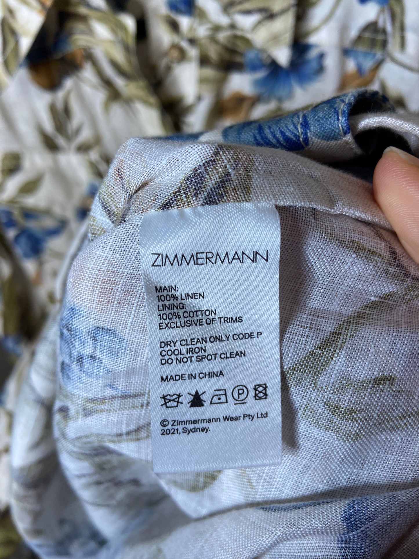 Zimmermann Aliane Roll Cuff Playsuit size US 10